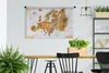 MuchoWow® Wandteppich Wandbehang Weltkarte - Europa - Farbe Produktbild-Vorschau 3