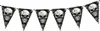 Scary Totenkopf Wimpel Girlande für Halloween 300cm Produktbild-Vorschau 1