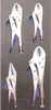 A set of four locking pliers arranged in a tool tray. Náhled obrázku produktu