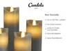 Candela Lights LED Kerzen 5er Set Stumpenkerze Grau Produktbild-Vorschau 7