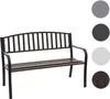Gartenbank MCW-F43, Bank Parkbank Sitzbank, 2-Sitzer Produktbild-Vorschau 9