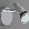 Nástěnné svítidlo LED - chromová barva - kov - 8 x 10 cm Náhled obrázku produktu 8