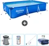 Bestway Rectangular Steel Pro Swimmingpool – 300 x 201 x 66 Produktbild-Vorschau 1