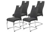 Hela Tische - 4er Set Freischwinger Esszimmerstuhl Alina - Produktbild-Vorschau 1