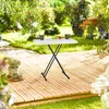 Tavolo da campeggio Relaxdays, pieghevole, LxPxA: 71x78x49 Anteprima dell’immagine prodotto 2