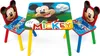 Tavolo in legno per bambini con sedie rosso - Topolino Anteprima dell’immagine prodotto 1