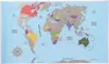 Mappa del mondo - Gratta e vinci colorato - Versione Anteprima dell’immagine prodotto 4