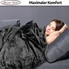 Kuscheldecke 150x200 cm Schwarz Wohndecke Flauschige Winter Produktbild-Vorschau 5