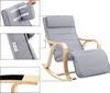 Songmics fauteuil à bascule, chaise longue, repose-mollets Voir les images du produit 3