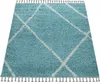 Hochflor Teppich Wohnzimmer Shaggy Skandinavischer Stil Produktbild-Vorschau 4