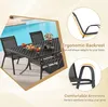 KOMFOTTEU Set da 2/4 sedie da giardino, sedie impilabili in Anteprima dell’immagine prodotto 4