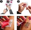 Halloween Tattoos "Harlekin" | 30 x 14 cm Produktbild-Vorschau 9