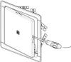 Porta per vasca in acciaio inox NVD, 150 x 150 mm 0127 Anteprima dell’immagine prodotto 5