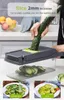 coupe-légumes et trancheur de légumes 12 en 1 avec 7 lames Voir les images du produit 5