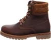 A side view of a brown leather boot. Anteprima dell’immagine prodotto