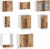 vidaXL 8-tlg. Küchenschrank-Set Kalmar Altholz-Optik Produktbild-Vorschau 4