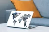 MuchoWow® Laptop Aufkleber Sticker Cover Weltkarte - Produktbild-Vorschau 4