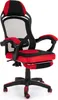 A gaming chair with red and black accents is shown against a white background. Produktbild-Vorschau
