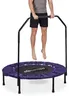 Trampolína Relaxdays s držadlom, Ø 102 cm, skladateľná Náhľad obrázku produktu 9