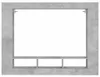 vidaXL TV skříňka betonová šedá 152x22x113 cm odvozený Náhled obrázku produktu 4