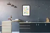 MuchoWow® Gerahmtes Poster Sommer - Symbole - Weiß 40x60 cm Produktbild-Vorschau 2