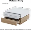 Couchtisch Sofatisch, 360° Drehbare Ober-Tischplatte, 2 Produktbild-Vorschau 7