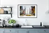 MuchoWow® Gerahmtes Poster New York - Taxi - Architektur Produktbild-Vorschau 4
