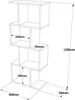 Scaffale a muro Rebecca Mobili Halleria 125x50x25 Anteprima dell’immagine prodotto 4