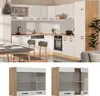 Küchenglasschrank Vicco R-Line Weiß Landhaus 80 cm, Model Produktbild-Vorschau 2
