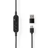 Nedis PC-Headset - Auf Ohr - Stereo - USB Type-A / USB Produktbild-Vorschau 5
