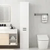 Mobile bagno Scaffali 2 ante bianco Scaffali moderni 174 cm Anteprima dell’immagine prodotto 4