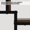Puluomis étagère murale avec éclairage RGB 120cm MDF Voir les images du produit 7
