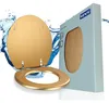 WENKO WC-Sitz Mod. Aldeno Gold matt, aus MDF Produktbild-Vorschau 1
