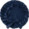 INF Schlafmütze für langes Haar, 100 % seide Navy blau Produktbild-Vorschau 1
