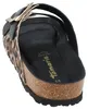 TAMARIS Damen Pantolette schwarz Leoprint Leder - Größe: 41 Produktbild-Vorschau 3