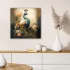 MuchoWow® - Leinwandbilder - Pfau - Pfauenfedern - Blumen - Produktbild-Vorschau 6