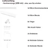 MDEKOR Aluminium-Vorhangschiene 550 cm, Deckenmontage, Produktbild-Vorschau 3