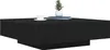 vidaXL Couchtisch Schwarz Eichen-Optik 100 x 100 x 31 cm Produktbild-Vorschau 3
