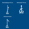 Mieszadła Scheppach do do mieszarki PM1800D 110mm 2 szt. Podgląd zdjęcia produktu 4