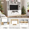 Set di pensili TV Merax con 2 armadi e 2 cassetti, moderno Anteprima dell’immagine prodotto 8