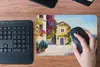MuchoWow® Mauspad Mousepad Malerei - Haus - Ölfarbe - Dorf Produktbild-Vorschau 4