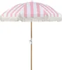 BELIANI Sonnenschirm Rosa Stoff-Bespannung Rund ⌀ 150 cm Produktbild-Vorschau 1