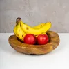 Schüssel Schale Teakholz 30cm Teak Massiv Holz Obstschale Produktbild-Vorschau 5