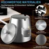 Aschenbecher, Tischaschenbecher, Edelstahl Aschenbecher mit Produktbild-Vorschau 2