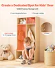 VEVOR Appendiabiti aperto in compensato per bambini, Anteprima dell’immagine prodotto 2
