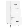 vidaXL Sideboard Weiß 34,5x34x90 cm Holzwerkstoff Produktbild-Vorschau 5