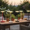 Lampe à poser de luxe Mykonos - Taupe - H26 x Ø11 Voir les images du produit 7