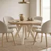 Table ronde à rallonges pour la salle à manger, PERO, style Voir les images du produit 2