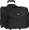A black business notebook trolley with blue accents. Produktbild-Vorschau