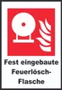 Fest eingebaute Feuerlösch-Flasche Schild A2 Rückseite Produktbild-Vorschau 1
